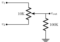Cross fader